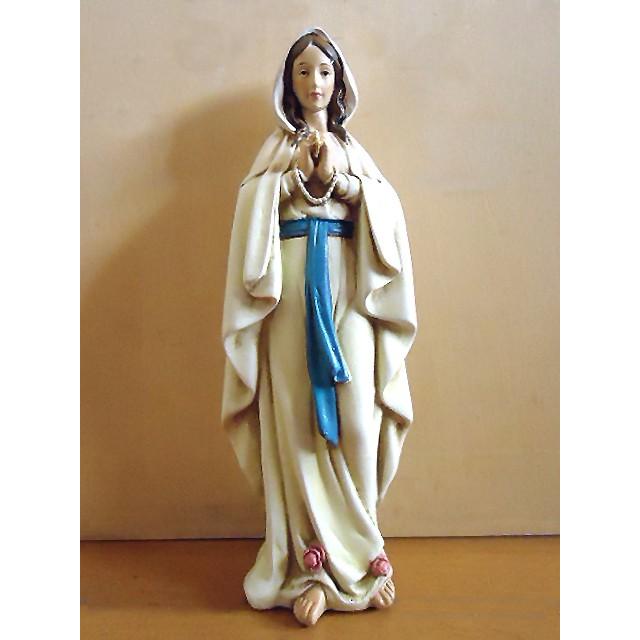さ約15cm カトリック教会 ルルドの聖母マリア像 彫像/ 聖母の出現