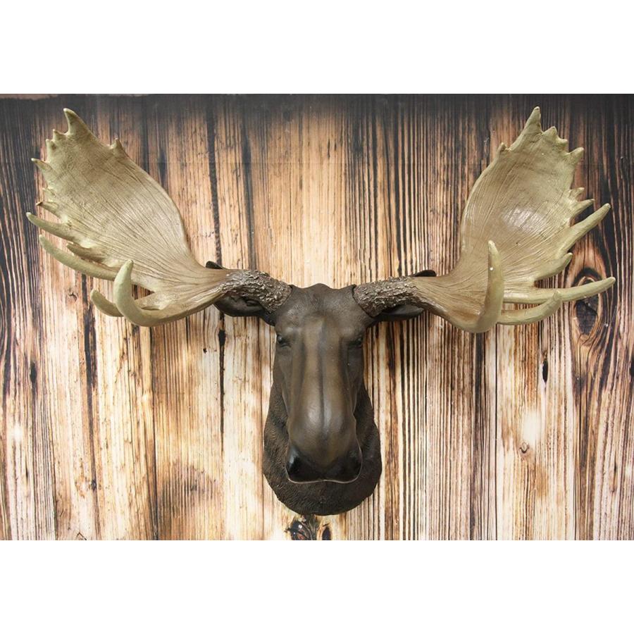 北アメリカのヘラジカ 壁装飾 マウント・ハンティング・トロフィー彫像