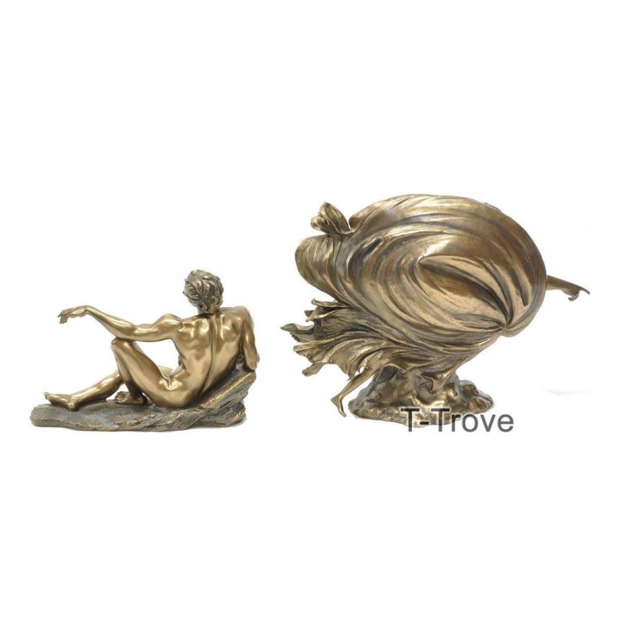 ミケランジェロ作 システィーナ礼拝堂 天井画 アダムの創造彫刻 彫像