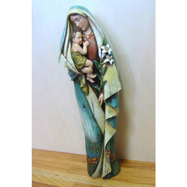 ヨセフ・スタジオ製 イエスを抱く聖母マリア 彫刻 彫像/ カトリック