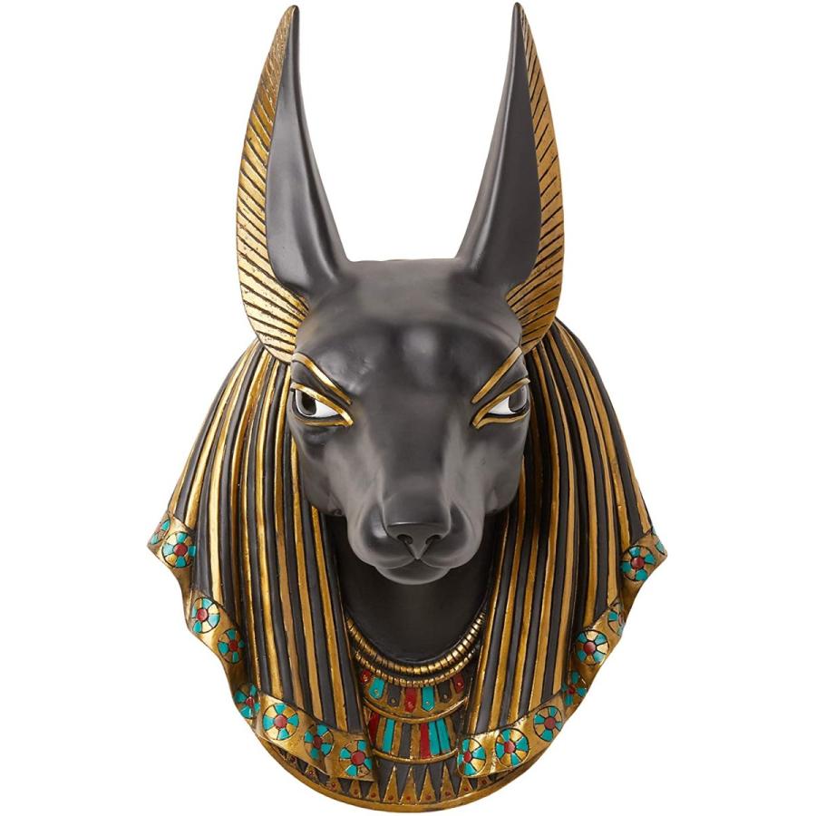 古代エジプトアヌビス神 頭部 彫像インテリア 壁掛け仮面/スフィンクス