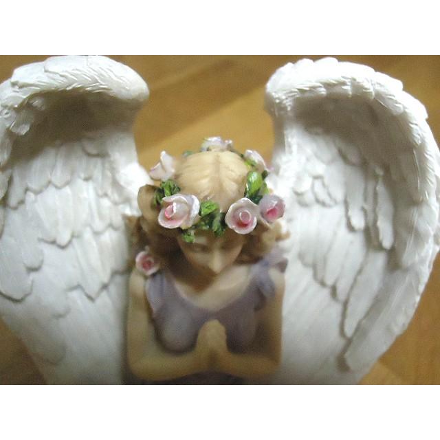 祈りの天使 彫像 彫刻芸術的な感動の贈り物 精神的、宗教的キリスト教