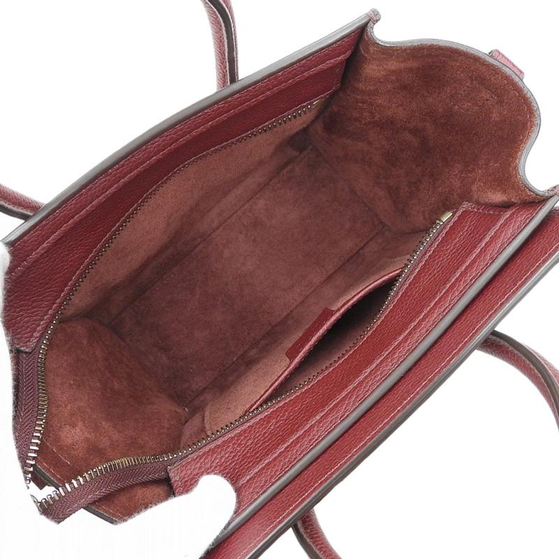 CELINE（セリーヌ） ラゲージ ナノショッパー 2WAYバッグ ハンドバッグ