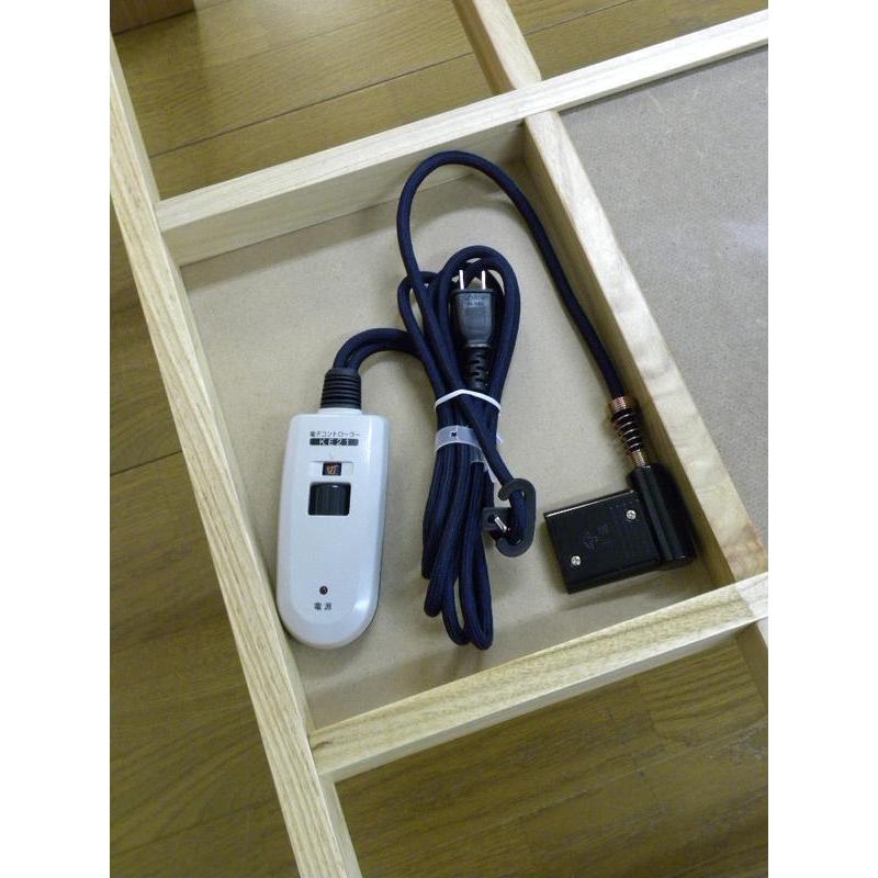 ダイニングこたつ 勝山150 ダイニングテーブル単品 ハイタイプ 600w