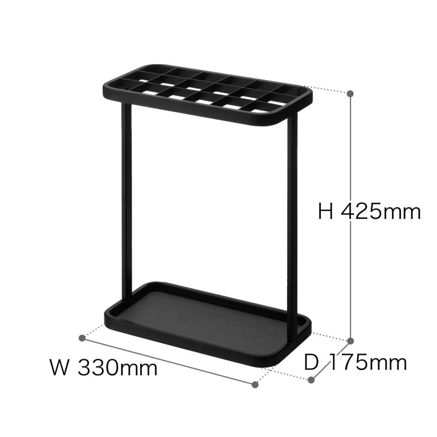 山崎実業 傘立て 大容量 18本用 業務用 オフィス スリム 傘たて カサ