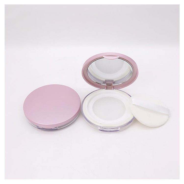 2個セット ミラー付き パウダーケース ルースパウダーケース