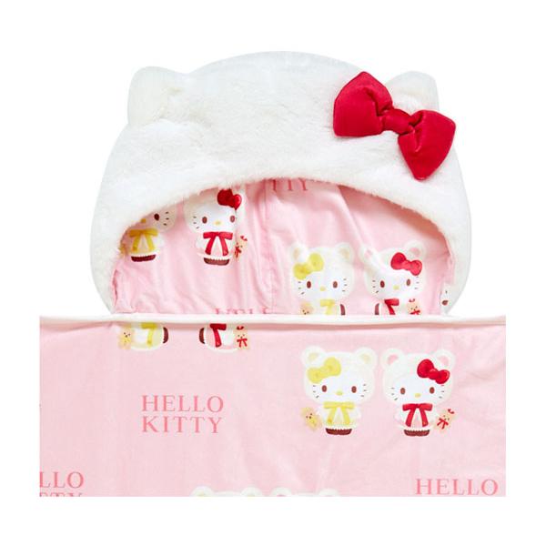 ハローキティ フード付きブランケット バースデー2022 サンリオ Sanrio