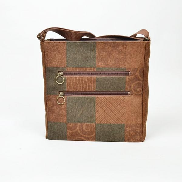 酒袋染帆布 ショルダーバッグ 【C】 帆布 酒袋 京都 日本 : ラタン