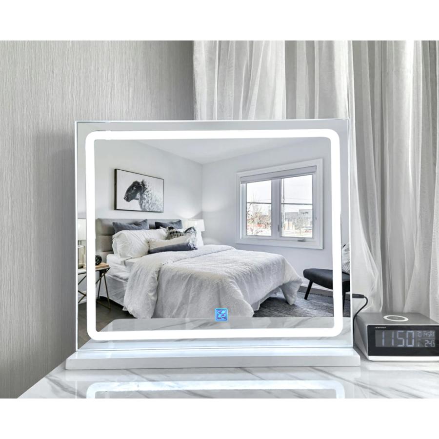 F＆I 女優ミラー 化粧鏡 自社製品 卓上用 / 壁掛け ハリウッドミラー