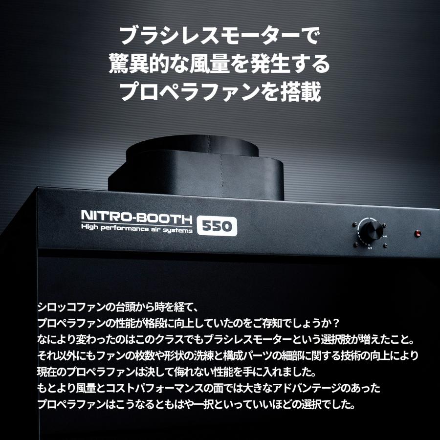 PROFIX 塗装ブース ニトロブース550 卓上塗装ブース エアブラシ