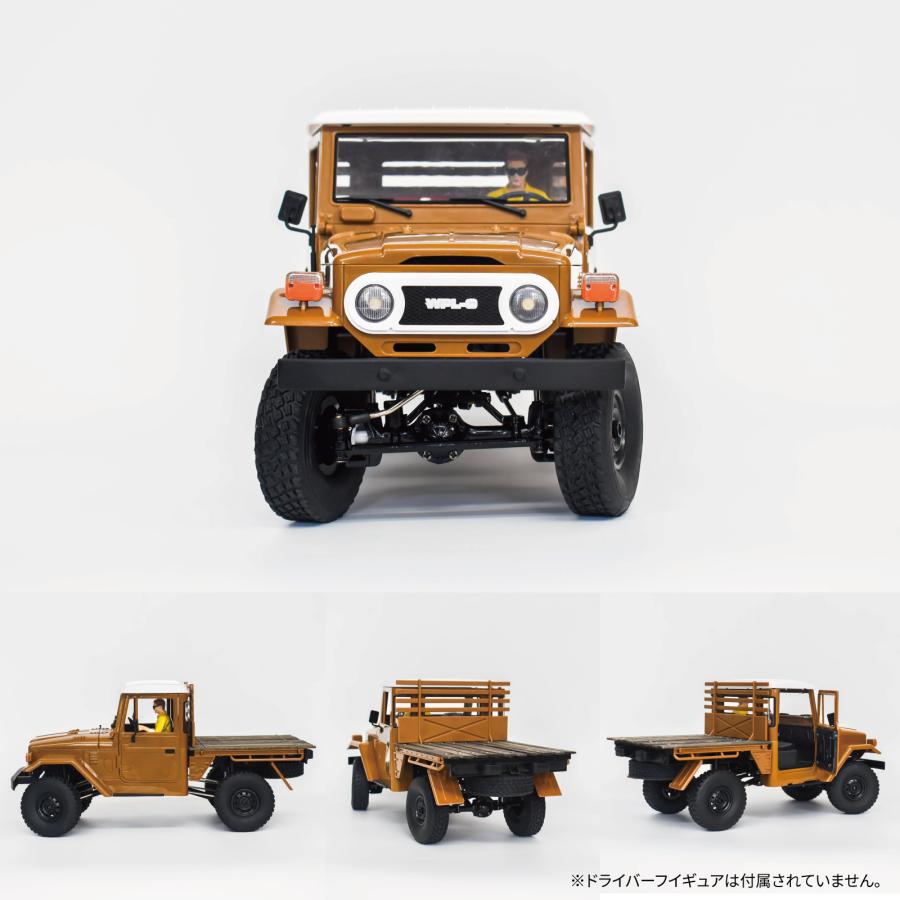 WPL JAPAN アウトドアラジコン C44 RTR（ブラウン）1/12 スケール RTR