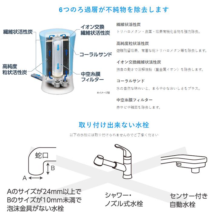 ゼンケン (ポイント10倍)ゼンケン MFH-V92-B ビクラ浄水器2(ブルー