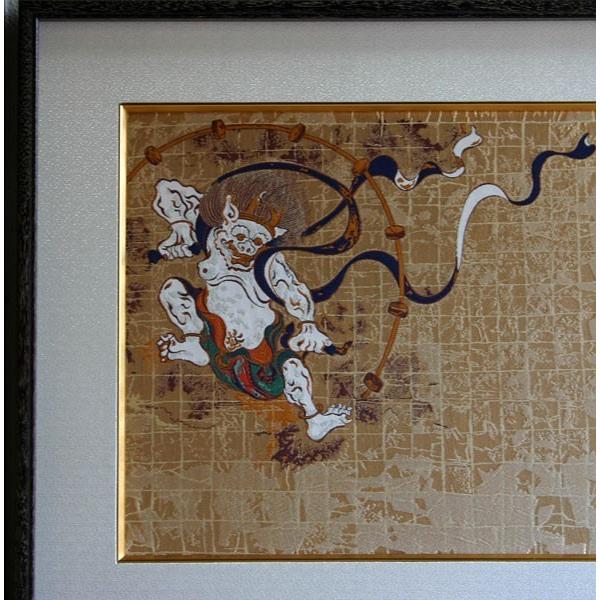 オリジナル西陣織額 【風神雷神】 : 洛齊コレクション - 通販 - Yahoo