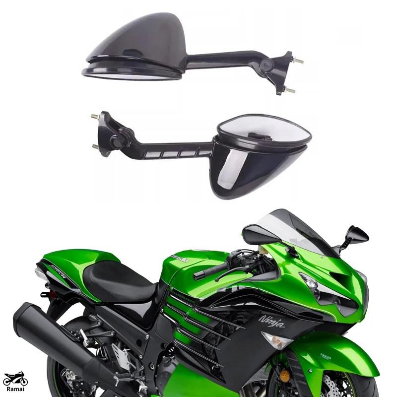 並行輸入品】 バイク リア ミラー 2006年 - 2016年 カワサキ ニンジャ