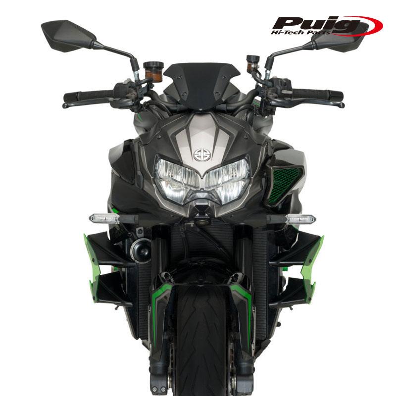 Puig（プーチ） Puig 20832V SIDE SPOILER WINGLET [GREEN] Kawasaki Z