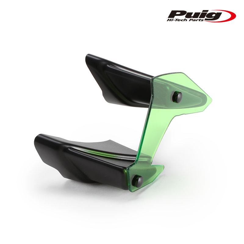 Puig（プーチ） Puig 20832V SIDE SPOILER WINGLET [GREEN] Kawasaki Z