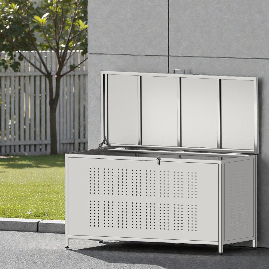 ゴミ箱 ゴミステーション ごみ収集ボックス 組立式 350L 屋外 大きい