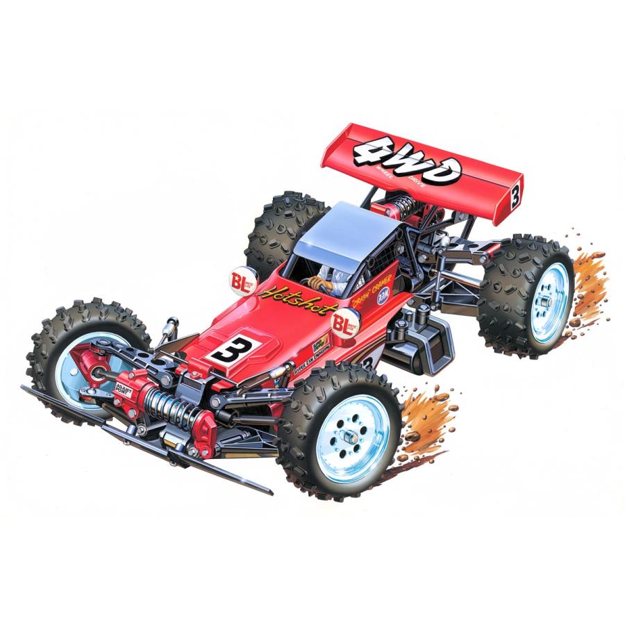 タミヤ（TAMIYA） 4WDバギー ホットショット2007（未組立) ※セット内容