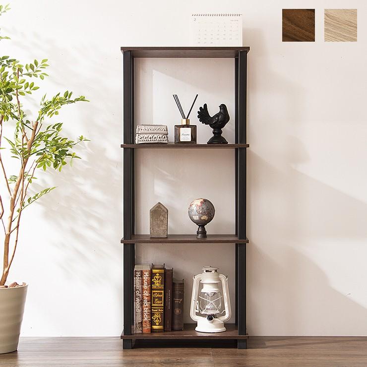 ラック ヴィンテージ調 システムラック 4段 オープンラック 棚