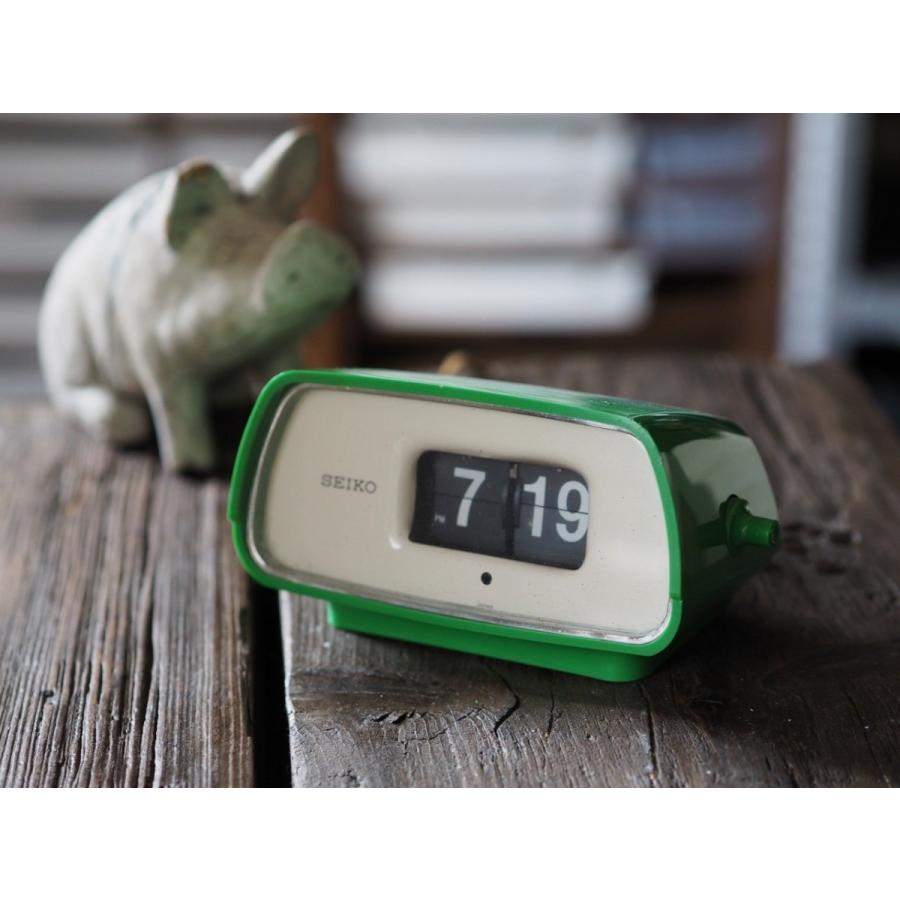 SEIKO（セイコー） パタパタ時計 DZ634 グリーン 50-60Hz 日本全国使用
