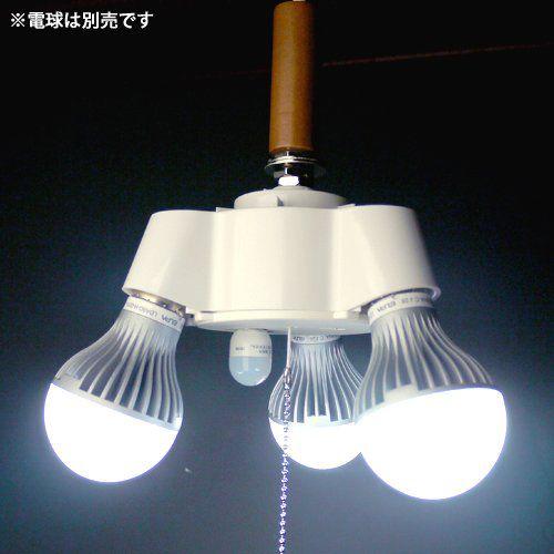 リュウド（REUDO） 3灯ペンダントライト ナツメ球ソケット付 電源