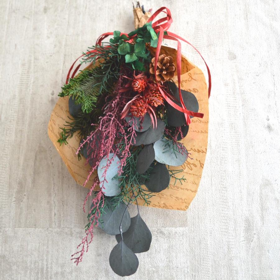 スワッグ プリザーブドフラワー壁飾り 花束 インテリア フラワー