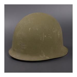 フランス軍放出品 M1951 スチールヘルメット 前期型 二層構造 [ 並品