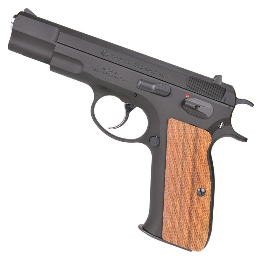 キャロムショット 木製グリップ 紫檀フルチェッカー CZ75用 ハンドガン