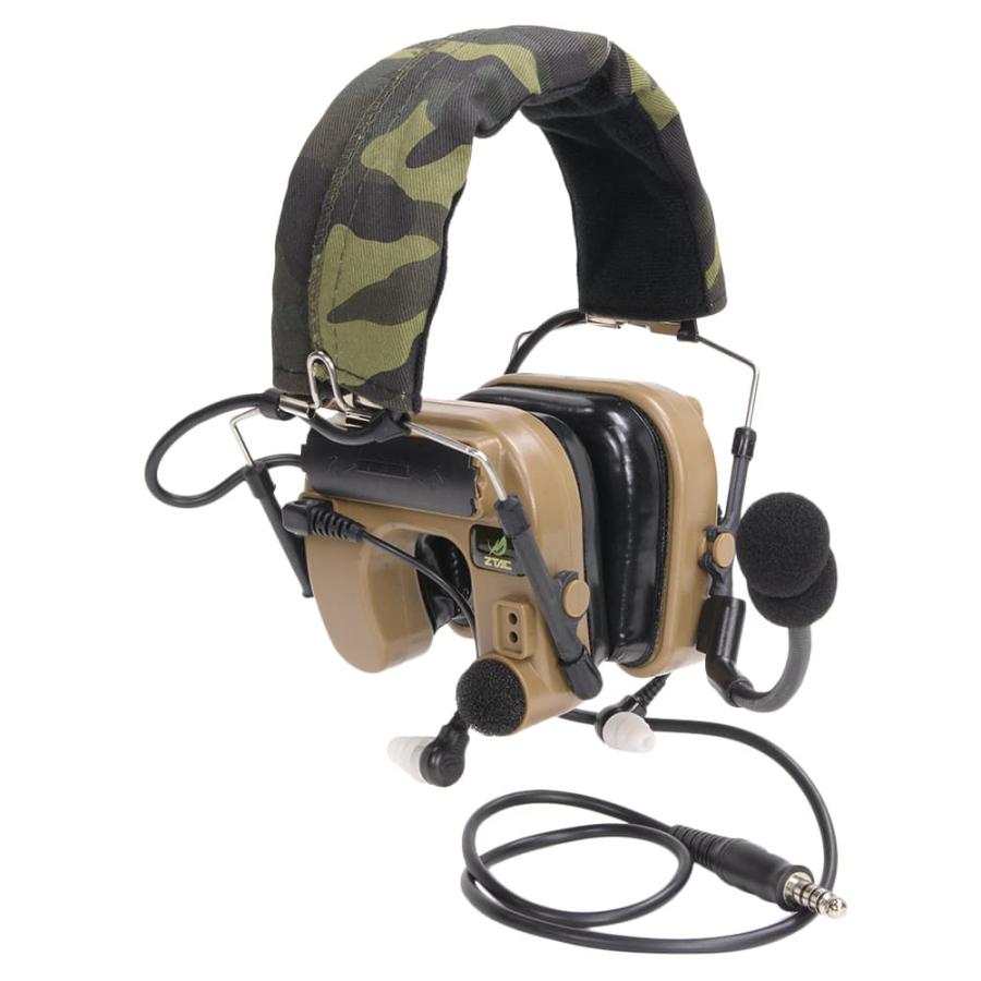 Z-Tactical タクティカルヘッドセット Z038 COMTAC IV モデル [ ダーク