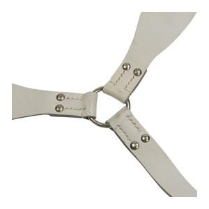 フランス軍放出品 サスペンダー 国家憲兵隊 ホワイトレザー 仏軍