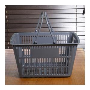 買い物カゴ 11L スモールサイズ ショッピングバスケット [ グレー ] 11