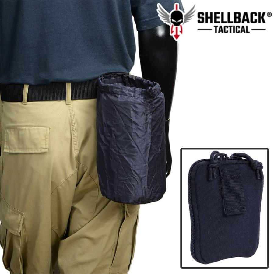 SHELLBACK TACTICAL ダンプポーチ MOLLE&ベルト対応 ファスナー