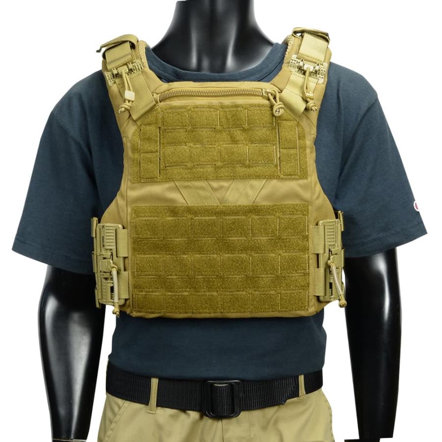 AGILITE プレートキャリア K19 レーザーカットMOLLE [ コヨーテ