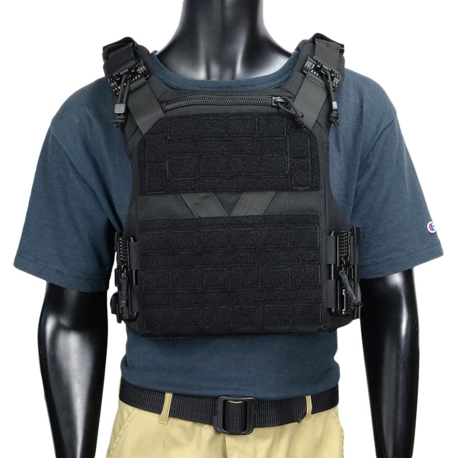 AGILITE プレートキャリア K19 レーザーカットMOLLE [ ブラック