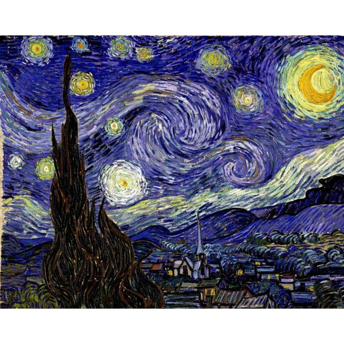 絵画風 壁紙ポスター【フルサイズ版】 ゴッホ 星月夜 フィンセント