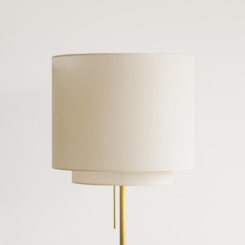 フロアライト 照明 スタンドライト Brass＆Layered LED電球付属 ナツメ