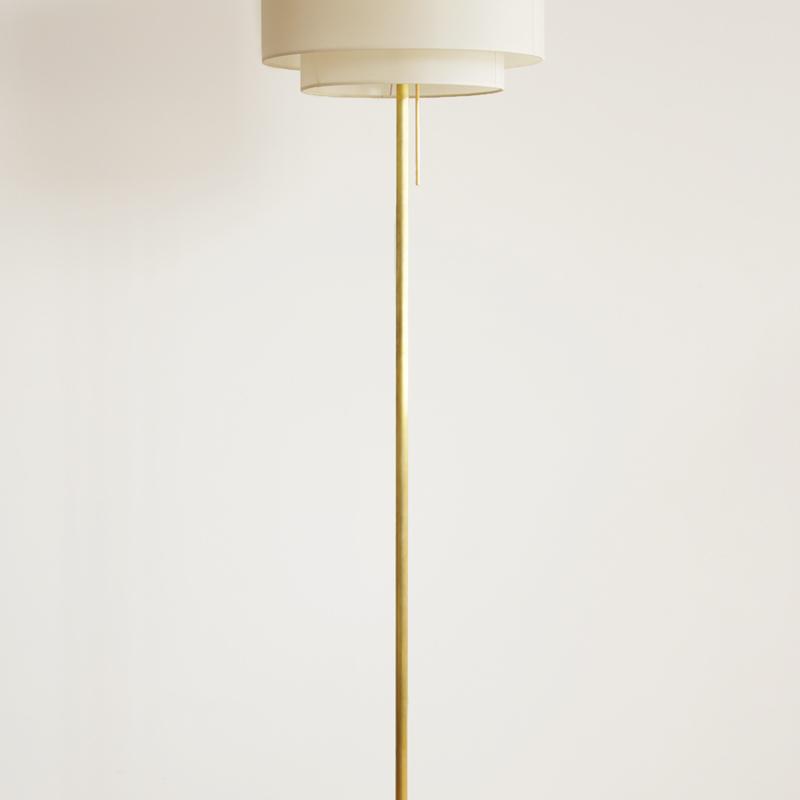 フロアライト 照明 スタンドライト Brass＆Layered LED電球付属 ナツメ