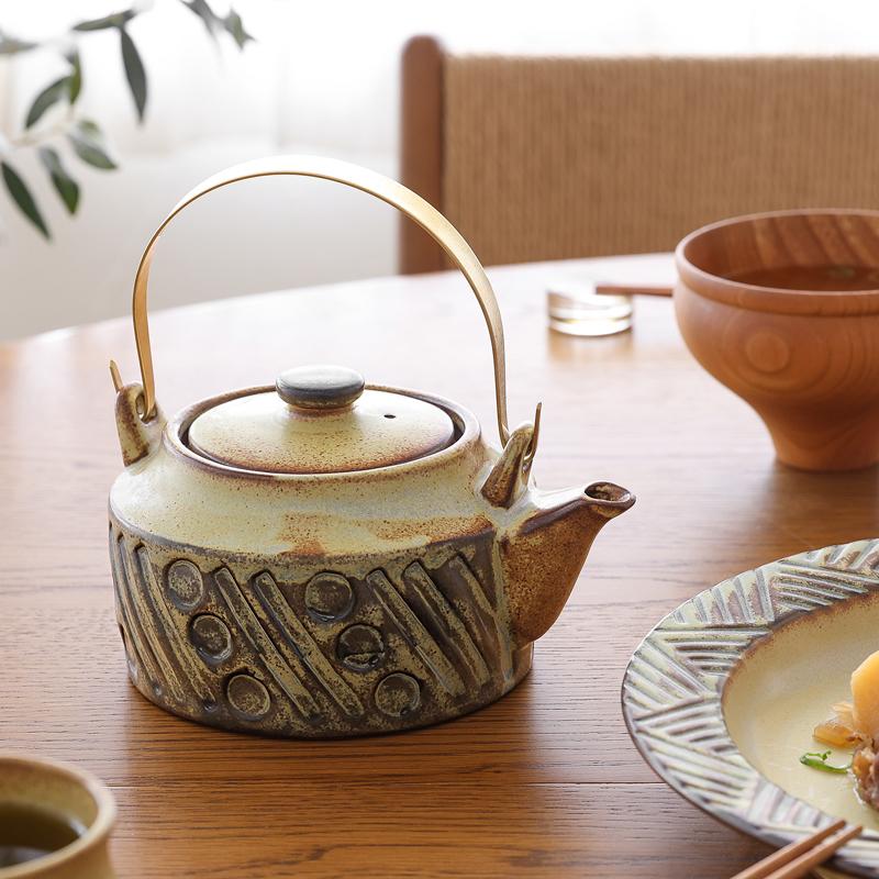 かしわ窯 Kamagaki ポット 600ml 0.6L ピッチャー 土瓶 日本製 国産