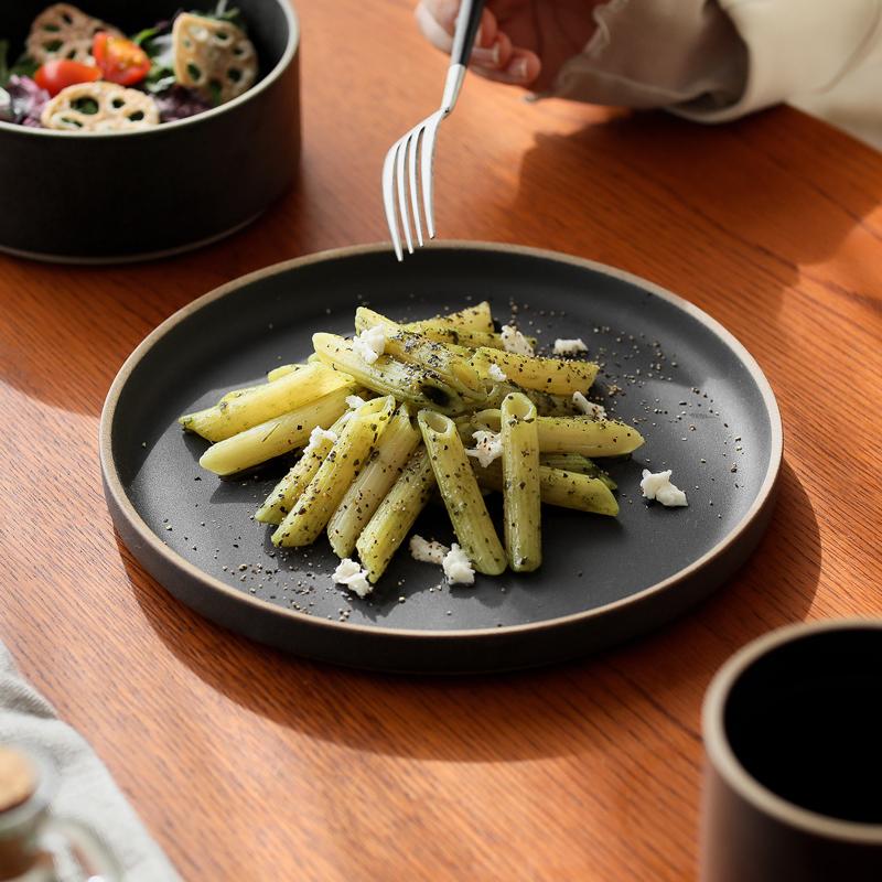 プレート HASAMI PORCELAIN お皿 18.5cmタイプ ブラック グロスグレー
