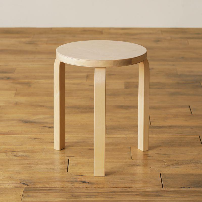 スツール 60 アルテック Artek STOOL60 アアルト ブラックリノリウム