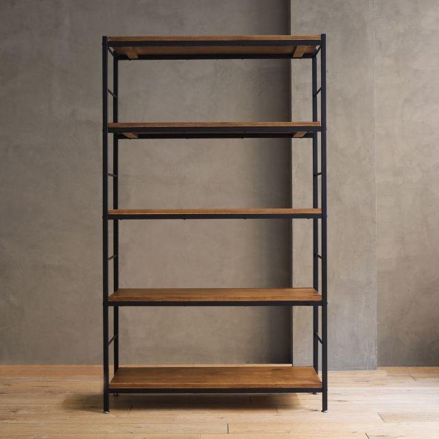 収納 シェルフ ZAGA ラック 90 高さ 83cm ヴィンテージ 西海岸