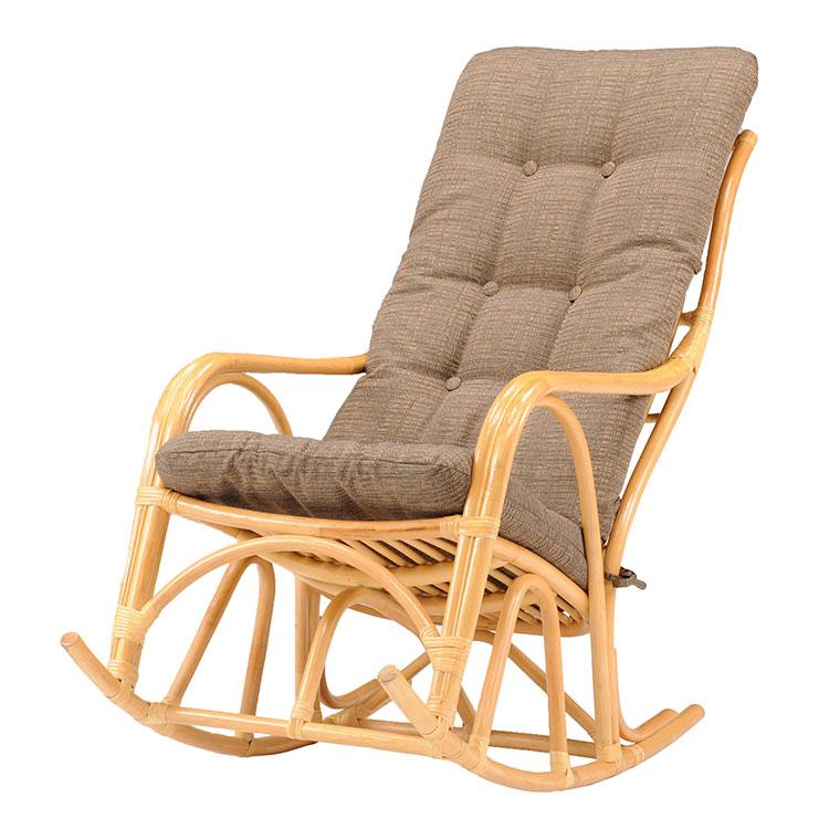 光製作所 ラタン ロッキングチェア チェア ハイバック パーソナル