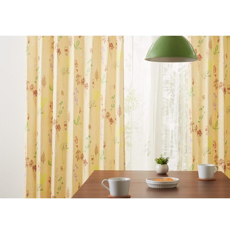 カーテン ディズニー disney 4枚セット くまのプーさん プーさん 柄物