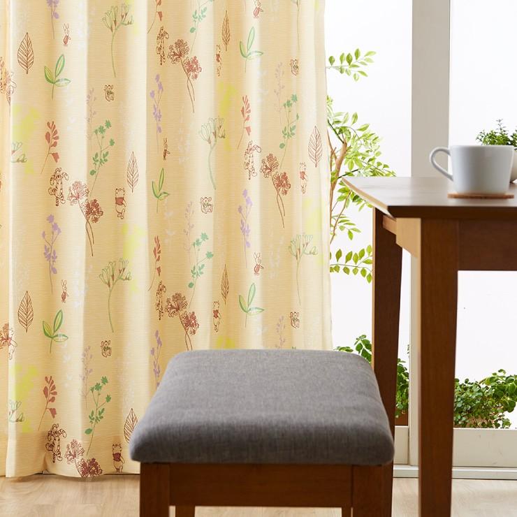 カーテン ディズニー disney 4枚セット くまのプーさん プーさん 柄物