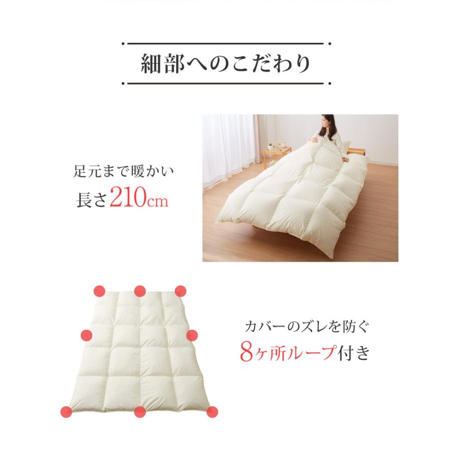 日本製 羽毛ふとん シングル プレミアムゴールドラベル ポーランド産