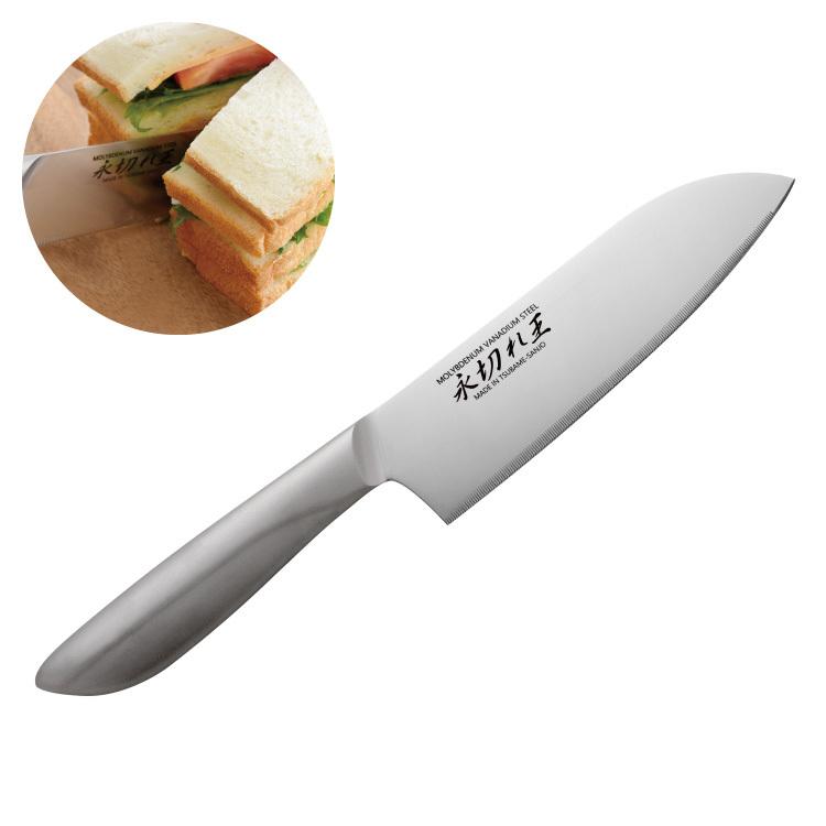 日本製 燕三条 オールステンレス 三徳包丁 16.5cm 永切れ王 165mm