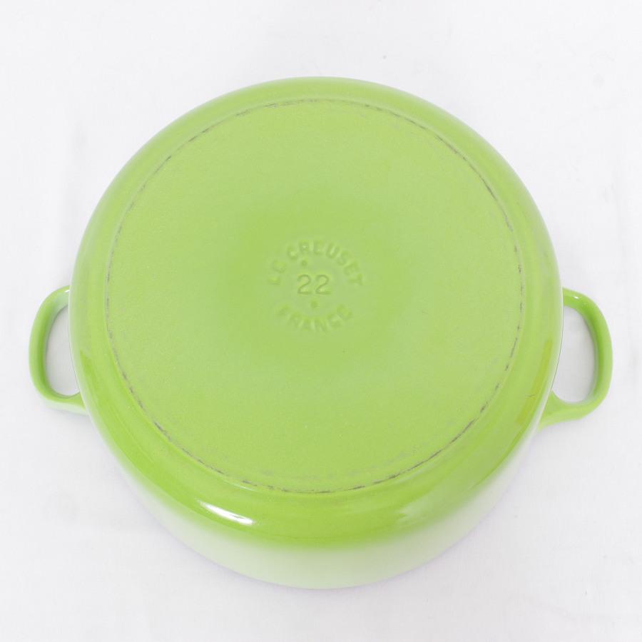 ココット・ロンド ル・クルーゼ 22cm キウイ フルーツグリーン 25001