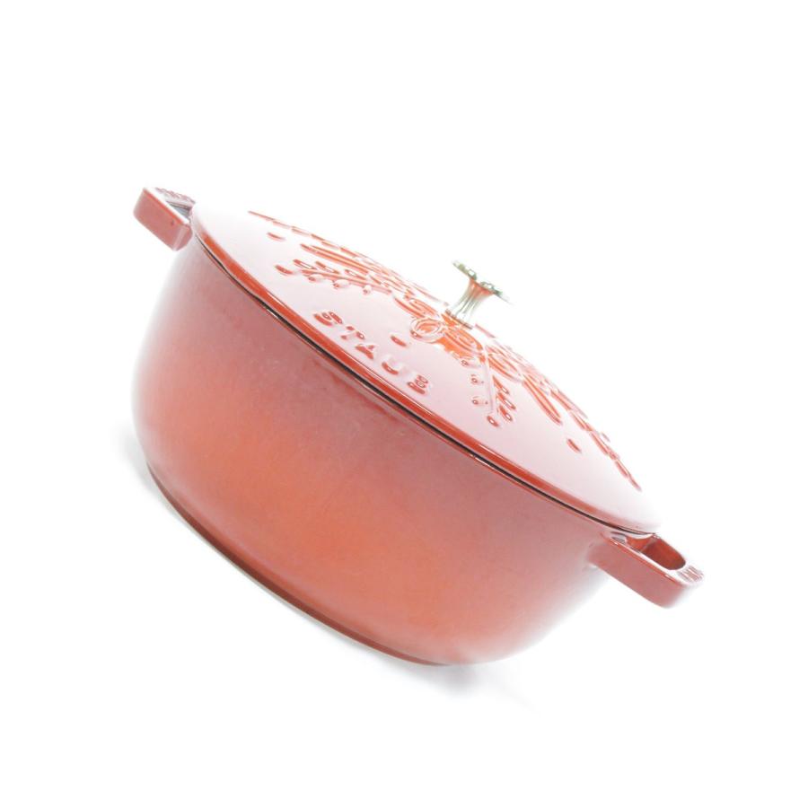 ピコ・ココット 【美品】ストウブ スノーフレークココット 24cm