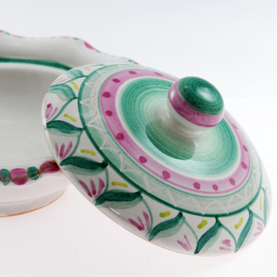 イタリア雑貨 小物入れ ヴィエトリ焼き お土産 陶器 セラミック