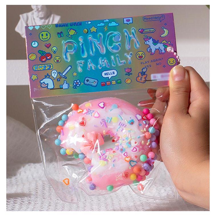 握る 3個セット グッズ おもちゃ スクイーズ ブルーム にぎにぎボール